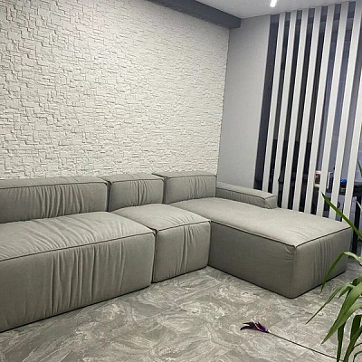 Лаунж диван с оттоманкой для максимального релакса. Отзыв с фото. 5/5.